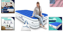 Load image into Gallery viewer, Durable Twin Air Mattress with Built-In Pump – Perfect for Camping &amp; Home Use