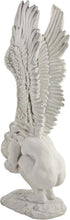 Load image into Gallery viewer, Antique Stone Finish Angel Statuary - 30 Inch Remembrance for Gardens and Homes