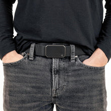 Load image into Gallery viewer, Groove Belt Men's Stylish Stretch Nylon Belt with Magnetic Aluminum Buckle