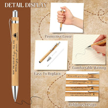 Load image into Gallery viewer, Engraved Bamboo Ballpoint Pens - 200 Inspirational Scripture Quotes for Gifting