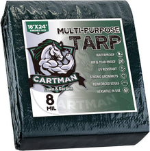 Load image into Gallery viewer, Economical Waterproof Emergency Tarp 18' x 24' - Perfect for Camping &amp; Covering