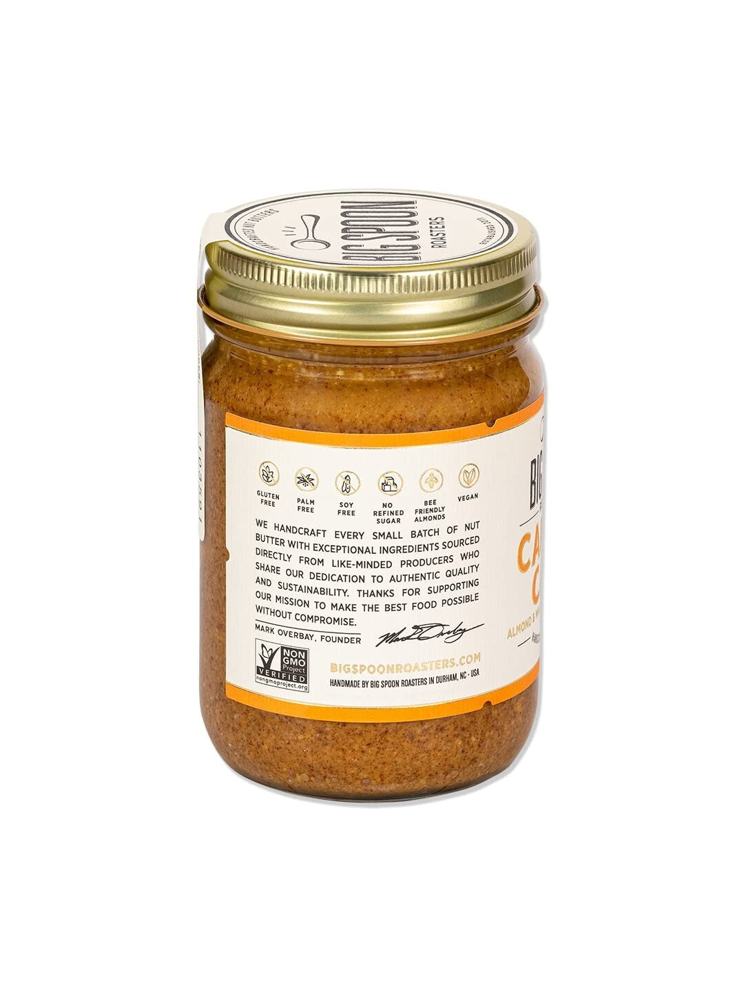 Crunchy Carrot Cake Almond Butter with Sea Salt - Vegan, Low Sugar Treat (26 oz)