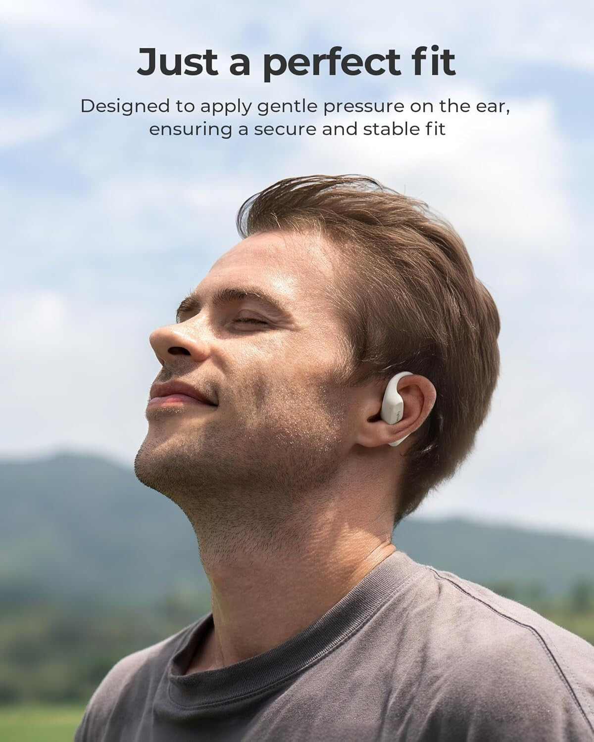 CozyFit Open Ear Wireless Headphones - Ultra-Light 30H Playtime, Bluetooth 5.4