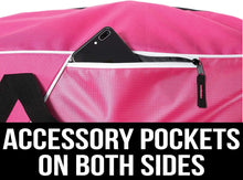 Load image into Gallery viewer, Rugged Wheeled Bat Bag for Baseball &amp; Softball Gear - Lightweight &amp; Stylish Pink