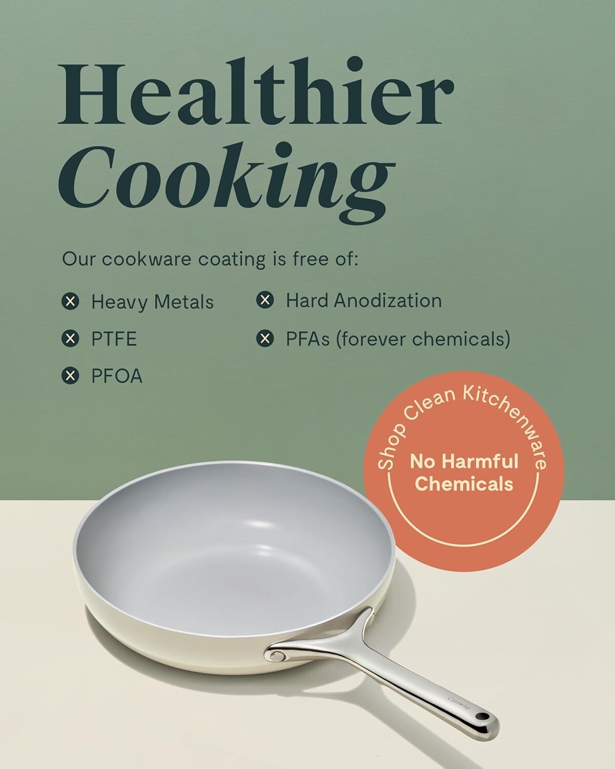 Compact 1.05 qt Nonstick Fry Pan for Healthy Cooking - All Stovetop Compatible