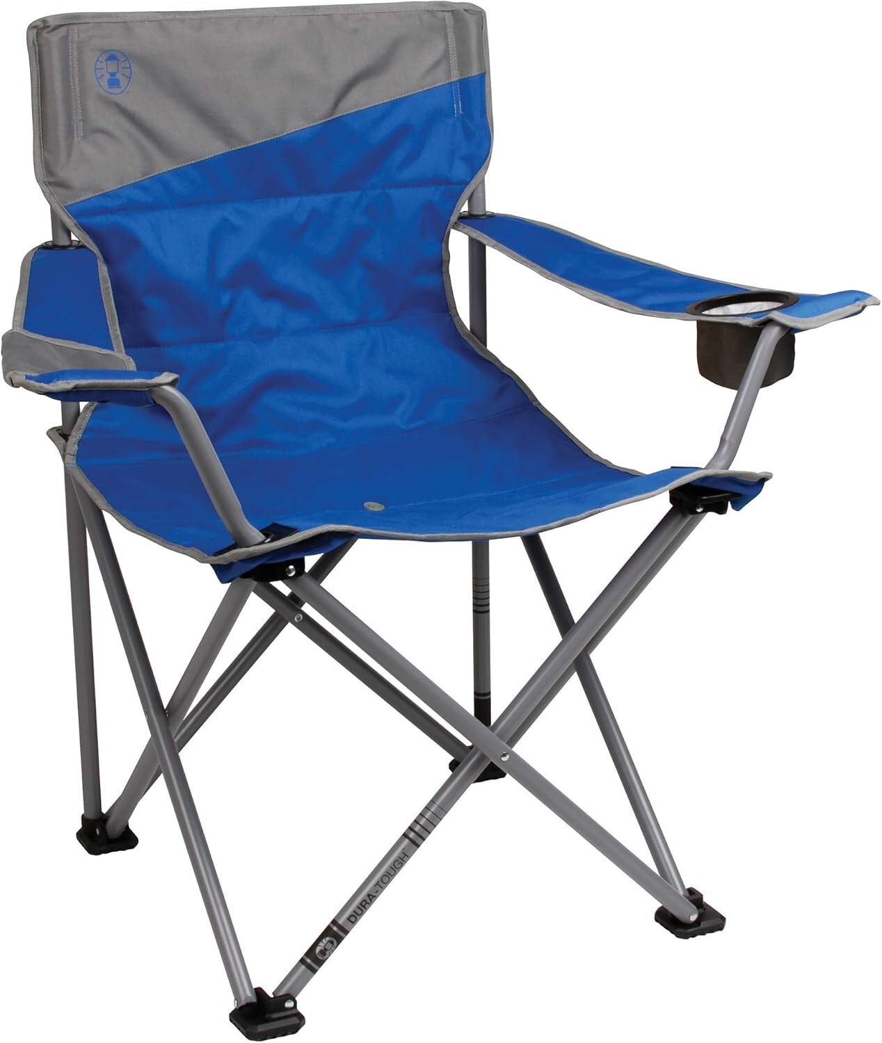 Convenient Quad Camping Chair with Cup Holder & Sturdy Support - 600 lb Capacity
