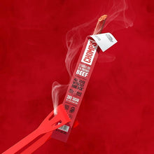 Load image into Gallery viewer, High-Protein Grass-Fed Beef Jerky Snack Sticks - Bold Smoky BBQ Flavor, 24-Pack