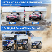 Load image into Gallery viewer, Portable 8K Digital Camera with Fill Light &amp; External Mic for YouTube Vlogging