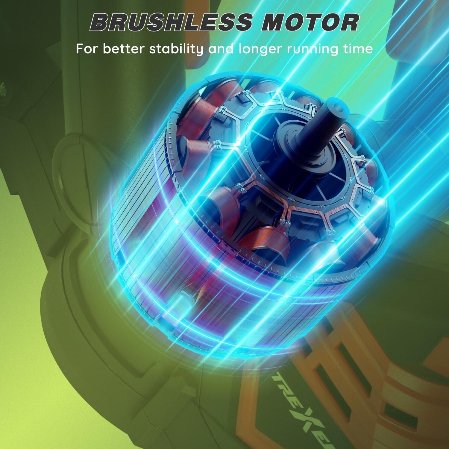 Efficient Battery-Powered Hedge Trimmer with Safety Lock & 3/5 Cutting Capacity