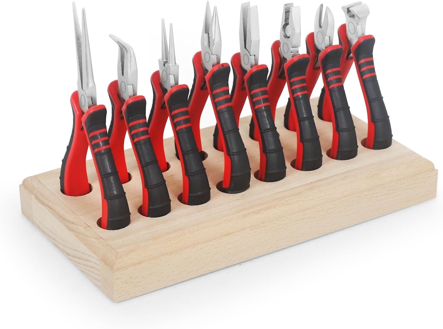 Durable Jewelry Pliers Set - 8 Essential Tools for Beading, Wire Wrapping & More