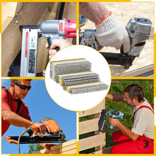 Load image into Gallery viewer, Heavy-Duty 21 Degree Framing Nails: 1000 Pack of Galvanized Ring Shank Nails