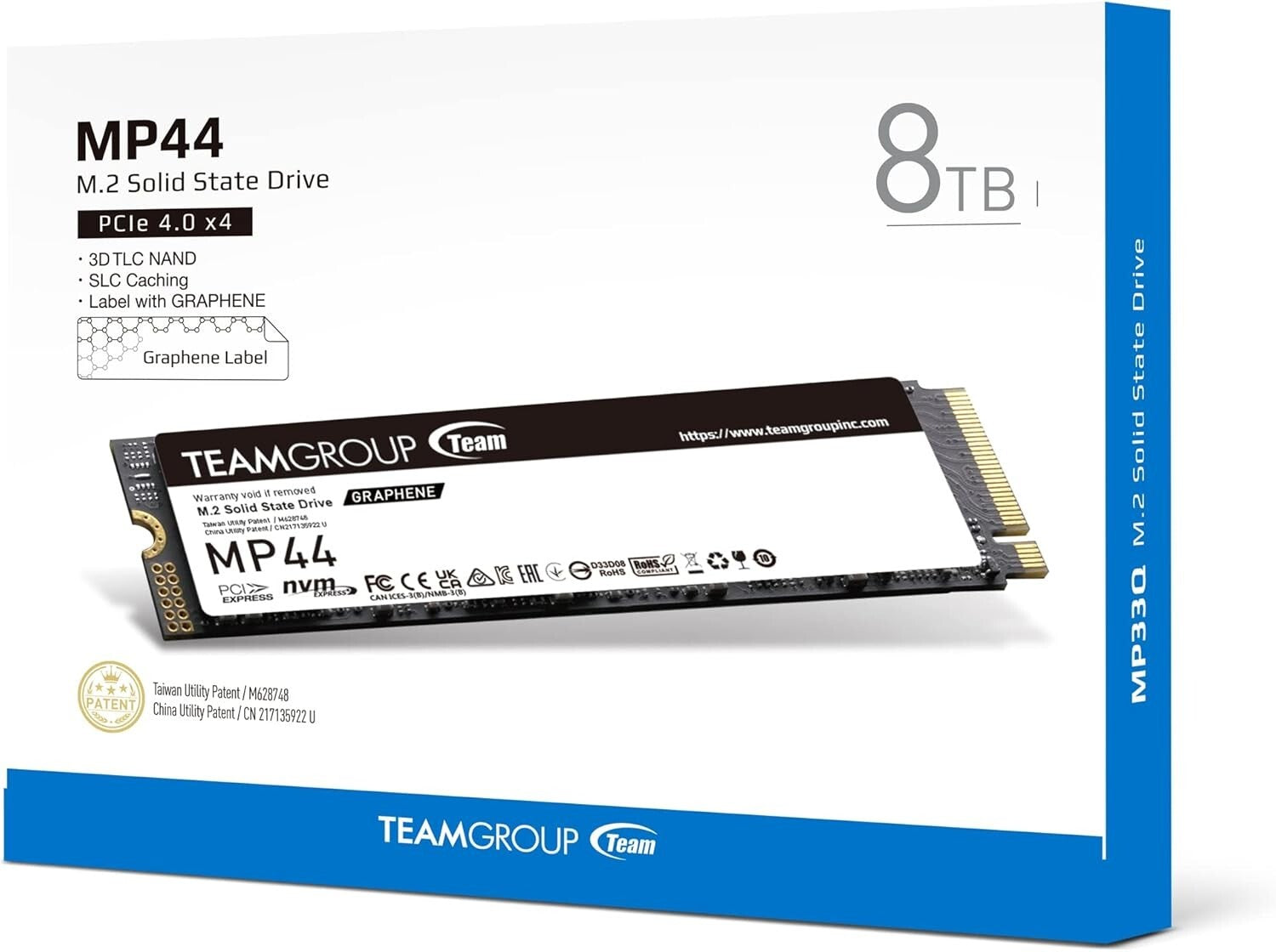Massive 8TB SLC Cache SSD for Unmatched Data Transfer - PCIe 4.0 Fast Access