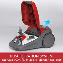 Load image into Gallery viewer, High-Performance Bagged Canister Vacuum with Triple HEPA Filter &amp; Accessories