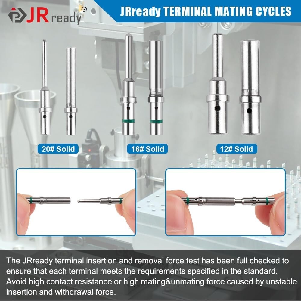 Deutsch DT 8-Pin Waterproof Connector Kit - 5 Sets & Removal Tool Included