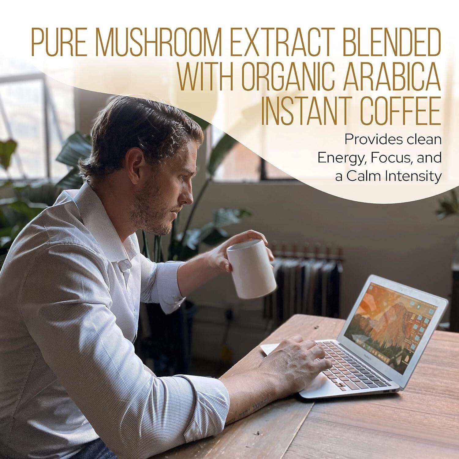 Experience Clean Energy: 120 Servings of La Republica Decaf Mushroom Coffee