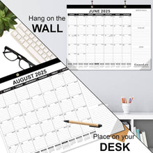 Load image into Gallery viewer, Stunning 3-Pack Wall Planner 2025 - 19-Month Calendar for Office &amp; School