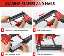 Load image into Gallery viewer, Professional Air-Powered Brad Nailer - Multifunctional with Depth Adjustment