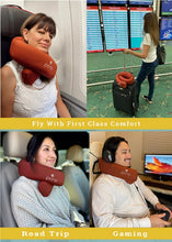 Load image into Gallery viewer, Portable Infinity Travel Pillow for Adult Neck Support - Soft Ocean Mist Comfort