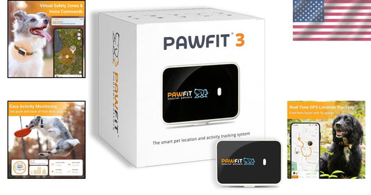 All-in-One GPS Dog Tracker: IP68 Waterproof, Live Tracking & Activity Monitor