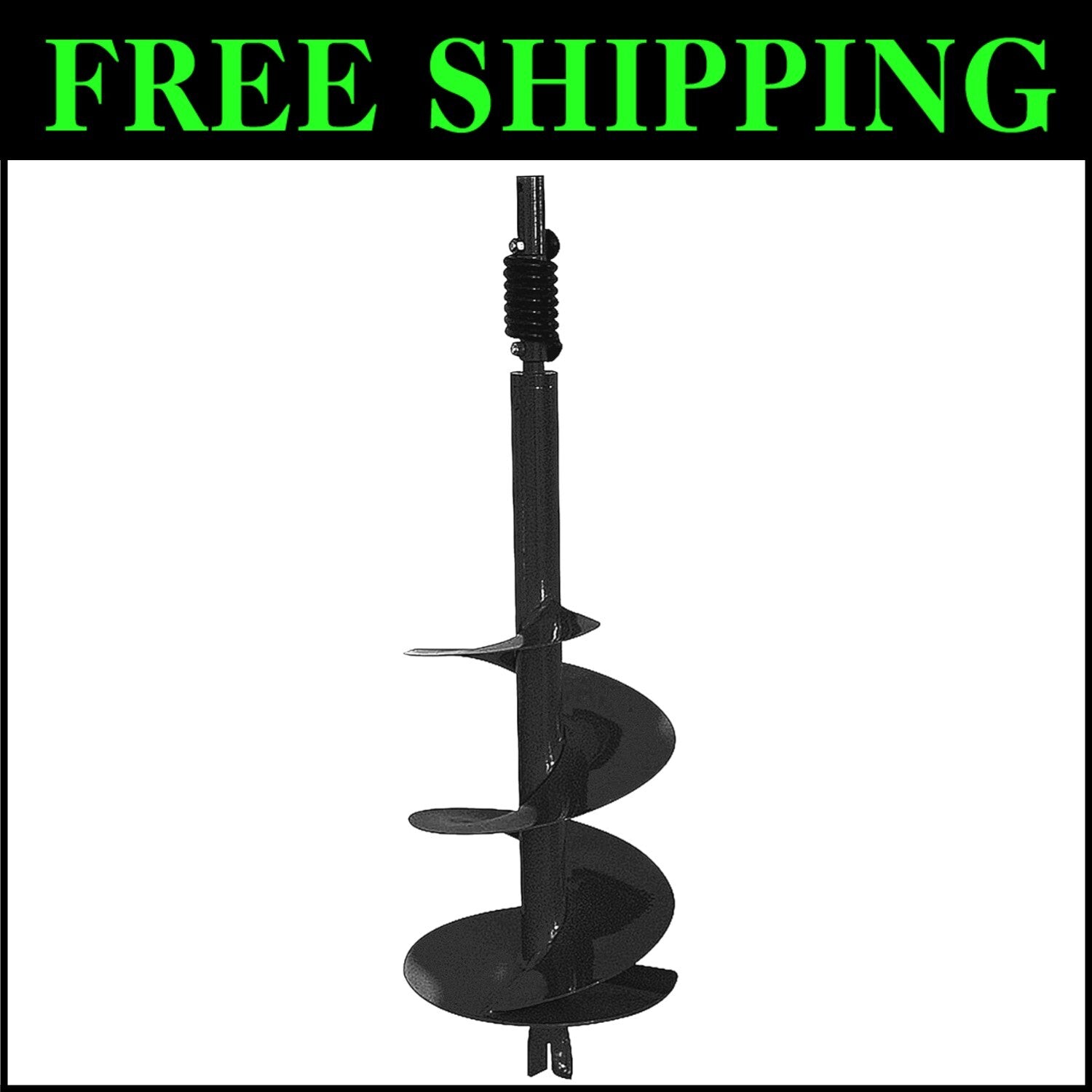Alloy Steel 12” x 36” Auger with 7/8” Shaft - Reliable Tool for Landscaping Work