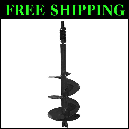 Alloy Steel 12” x 36” Auger with 7/8” Shaft - Reliable Tool for Landscaping Work