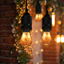 Load image into Gallery viewer, Unique Himalayan Salt Light Bulbs - Dimmable E26, 60W Equivalent, Calming Amber