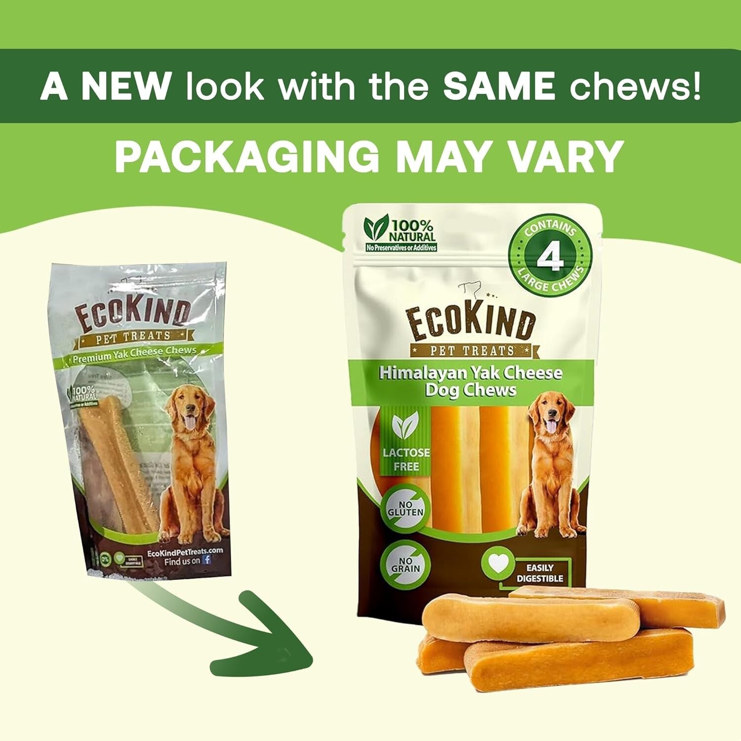 Delicious Odorless Yak Cheese Dog Chews - Perfect for Medium Breeds - 6 Count