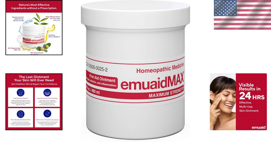 Maximum Strength 16oz Eczema Ointment for Instant Relief from Skin Irritations