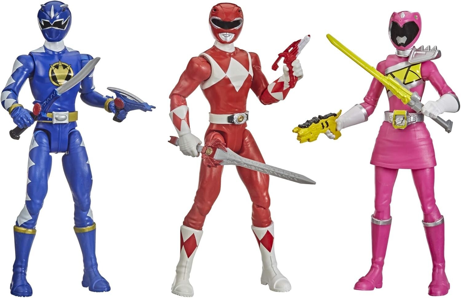 Collectible 6-Inch Power Rangers Action Figures: Beast Morphers Team-Up Pack