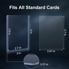 Load image into Gallery viewer, Versatile Card Protection Set: 500 Hard Plastic + 500 Clear Sleeves Included