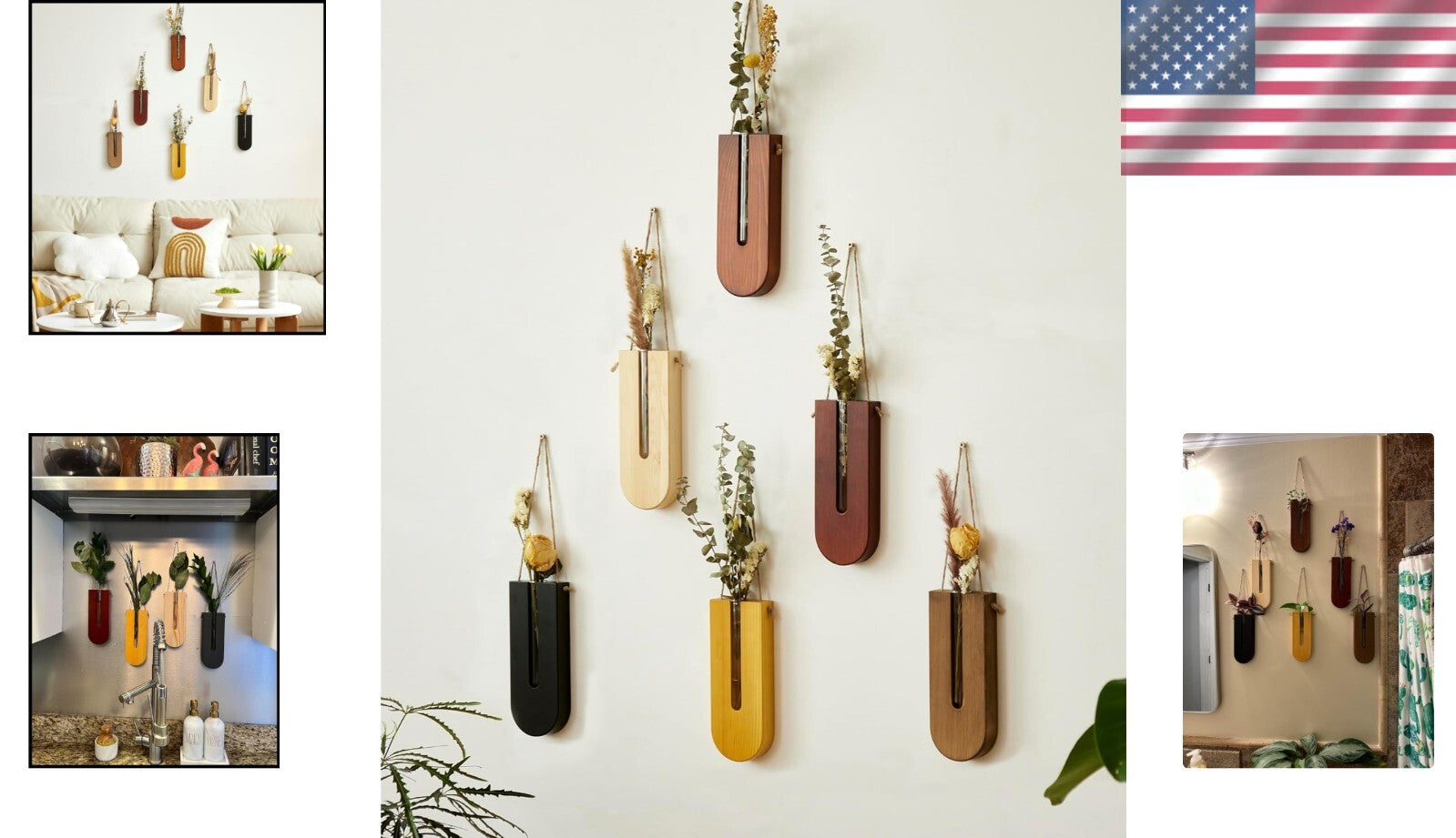 Handcrafted Wall Hanging Planters for Indoor Decor – Lightweight and Chic