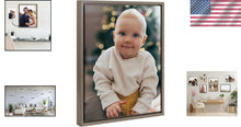 Load image into Gallery viewer, 16x20 Custom Printed Canvas Art - Hand-Framed Gray Wall Decor for Any Room