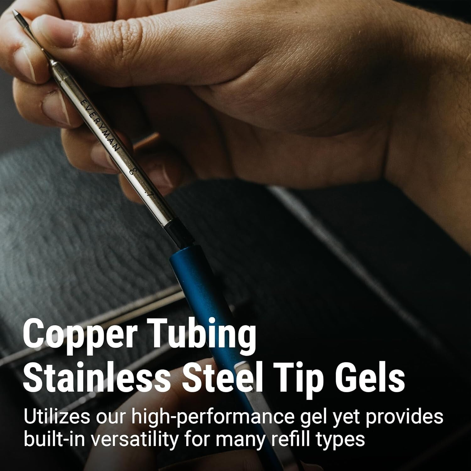 Premium Taipan Orange Full Click Pen for Professionals - Refillable Gel Ink