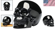 Load image into Gallery viewer, Gorgeous 5'' Black Obsidian Skull - Perfect for Halloween &amp; Year-Round Décor