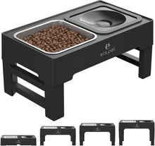 Load image into Gallery viewer, Stainless Steel Adjustable Dog Feeder with Anti-Slip Base for Healthy Pets