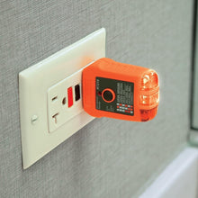 Load image into Gallery viewer, Battery-Powered Digital Multimeter with Flashlight &amp; GFCI Receptacle Tester Kit