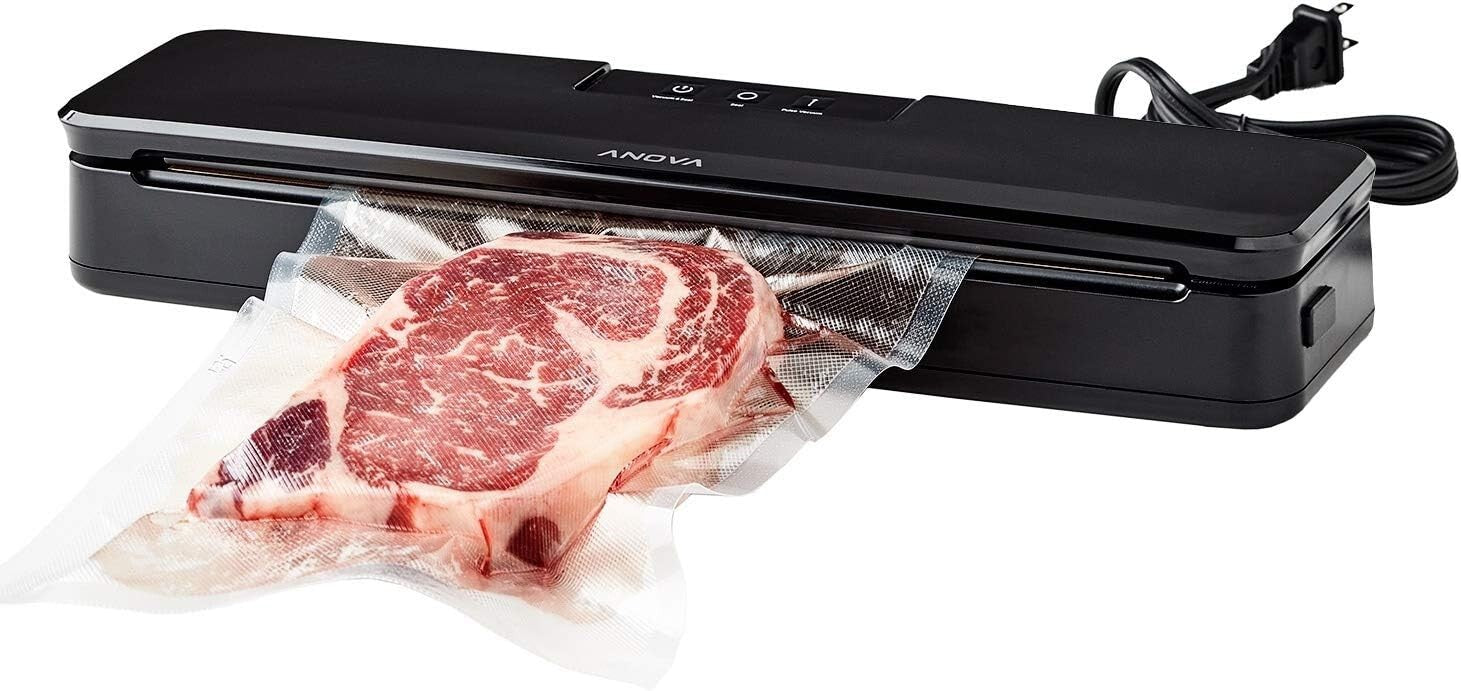 Anova Precision Vacuum Sealer + 10 Precut Bags - Perfect for Sous Vide Cooking
