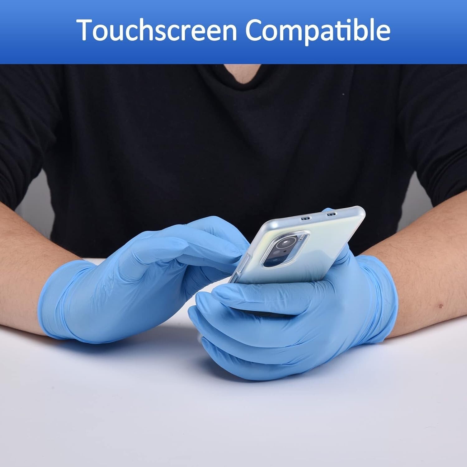 Ultra Strong & Sensitive Nitrile Exam Gloves, 4 mil, for Diverse Applications