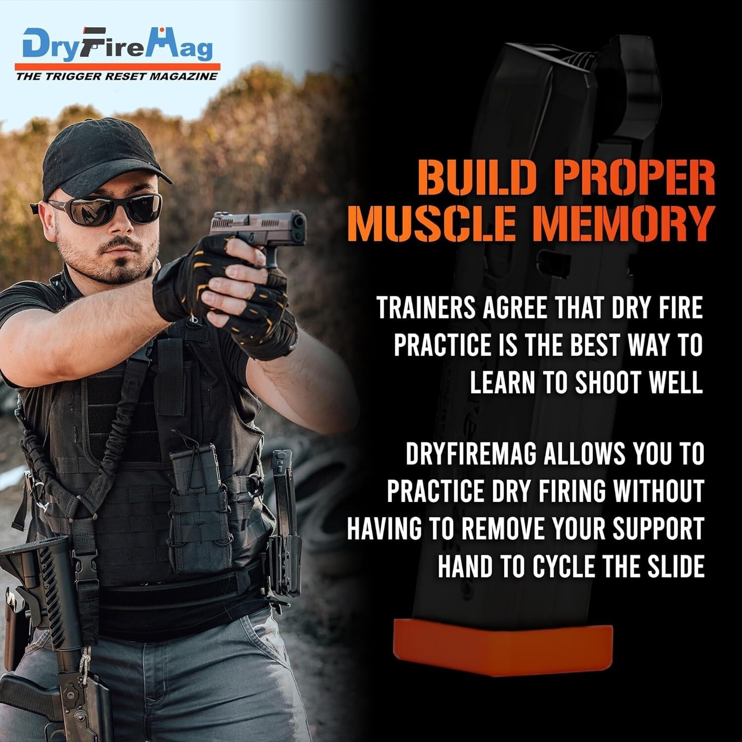 Dry Fire Training Magazine for Smith & Wesson M&P | Adjustable Trigger Weight