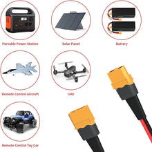 Load image into Gallery viewer, Premium XT60 50FT Extension Cable - 10AWG tinned Copper for RC &amp; Solar Use