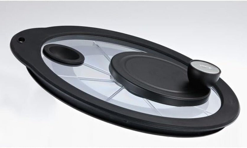 Efficient Manual Salad Spinner with 4:1 Ratio & Glass Lid - 3.5L Capacity