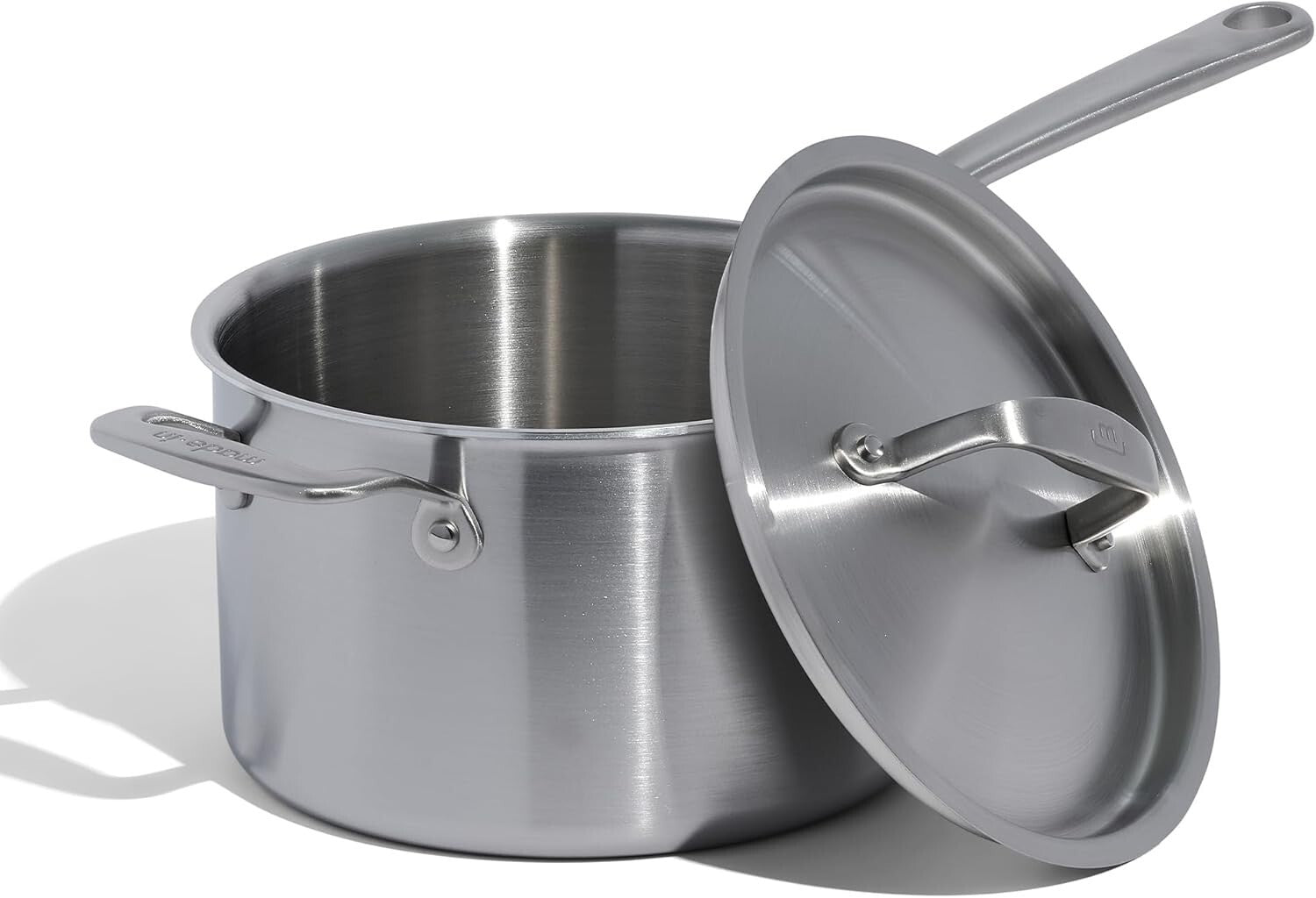 4 Quart Stainless Steel Saucepan - Induction Compatible & Professional Quality