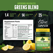 Load image into Gallery viewer, Organic Super Greens Powder with Probiotics - 30 Servings for Daily Energy Boost