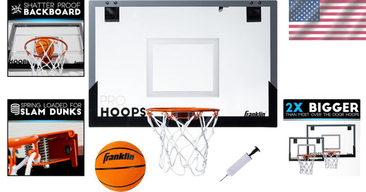 Fun Over-The-Door Basketball Hoop + Pump – Perfect Indoor Game for Kids & Teens!