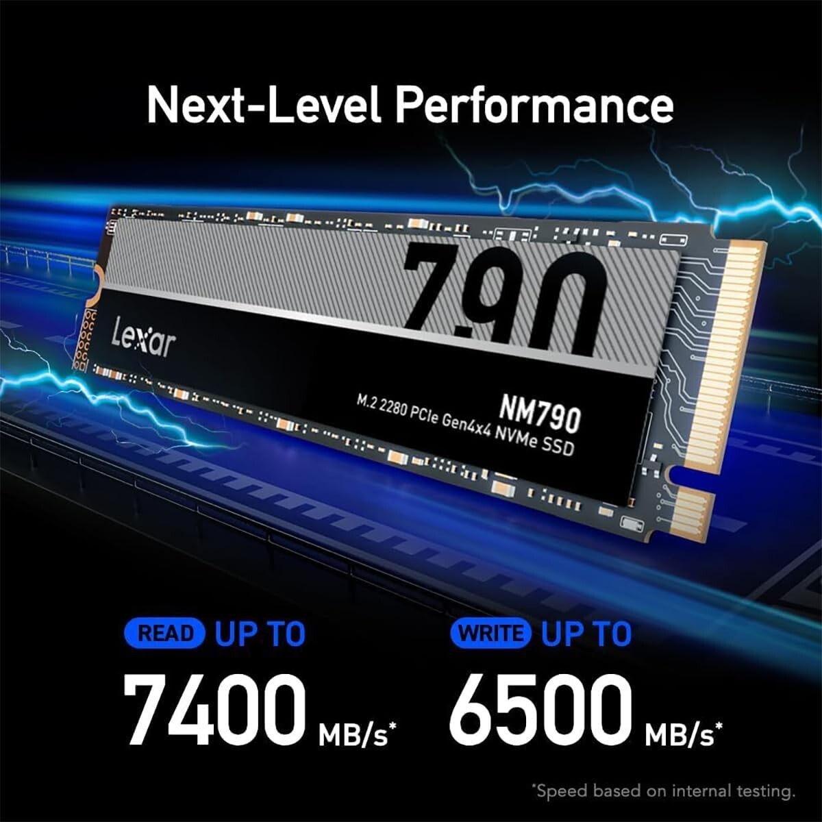 4TB PCIe Gen4 NVMe SSD - Ultra-Fast Performance for Gaming & Content Creation