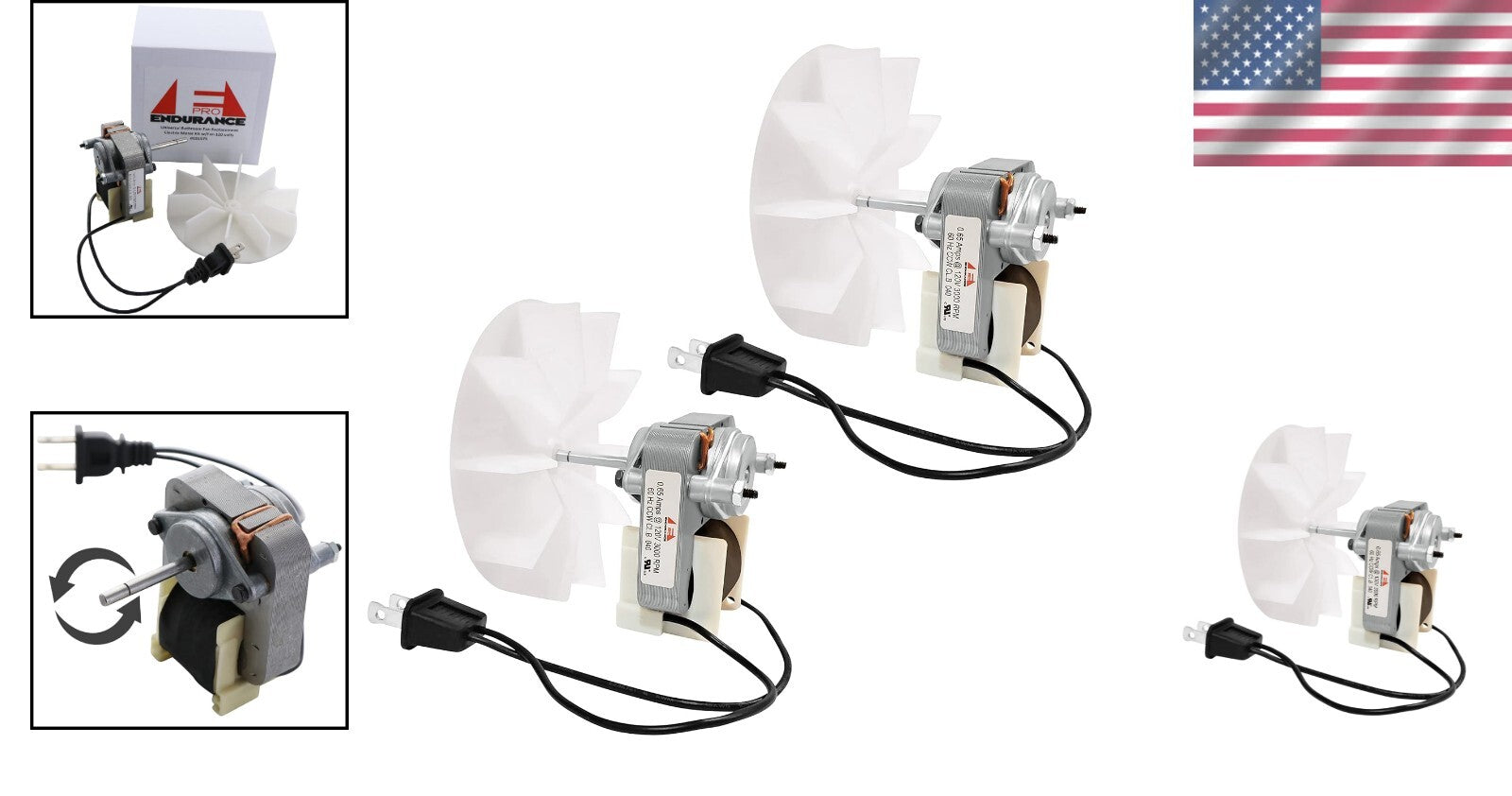 50 CFM Exhaust Fan Motor Replacement Kit for Improved Bathroom Ventilation