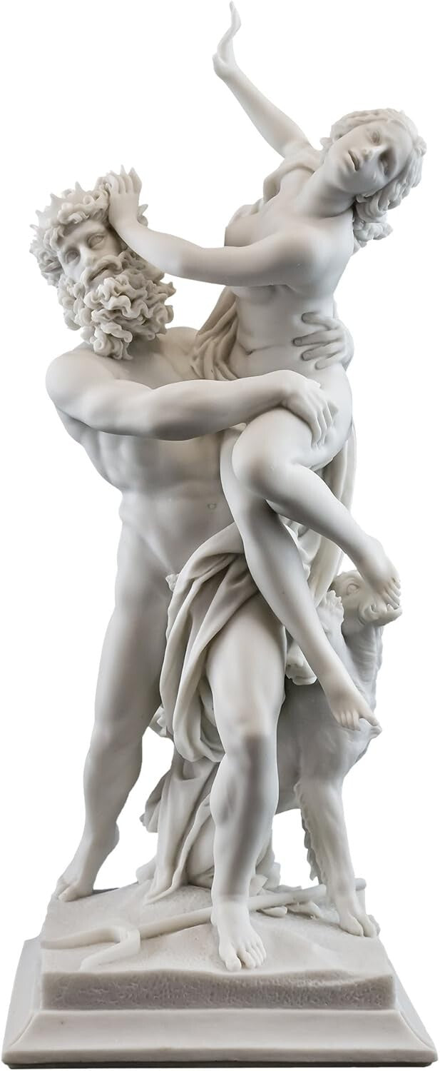 Museum-Quality 14-Inch Bernini Greek God Pluto and Proserpina Sculpture Replica