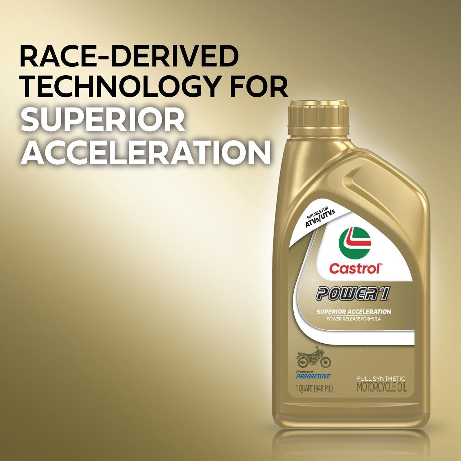 Advanced 4T Synthetic Motorcycle Oil 10W-40 - 6 Quarts for Superior Engine Care