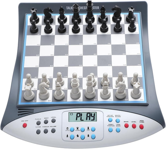 Talking Chess Master: AI Electronic Chess Set with Voice Tutor & Magnetic Pieces