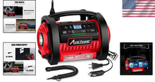 Load image into Gallery viewer, Versatile Air Pump with Digital Display &amp; Dual Power Options, Ideal for Travel